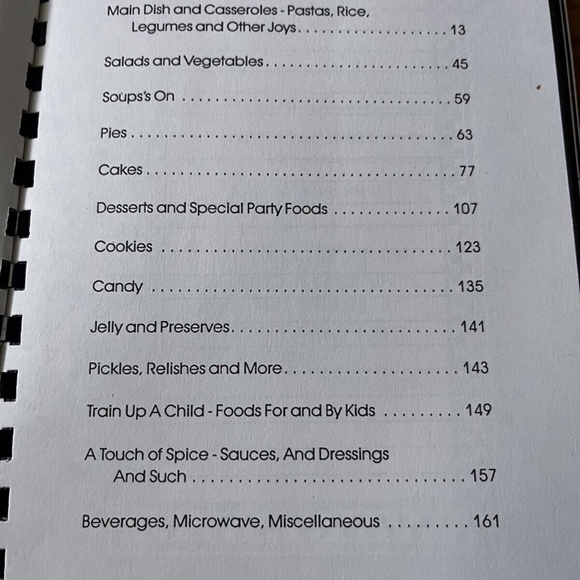 Vintage “Our Daily Bread” Bethesda United Methodist Church Vintage Cookbook 1987 - Picture 3 of 10